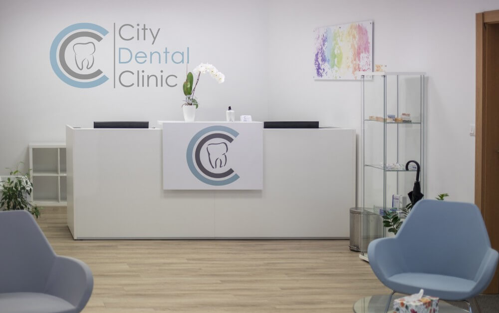 Recepcia v City Dental Clinic Bratislava